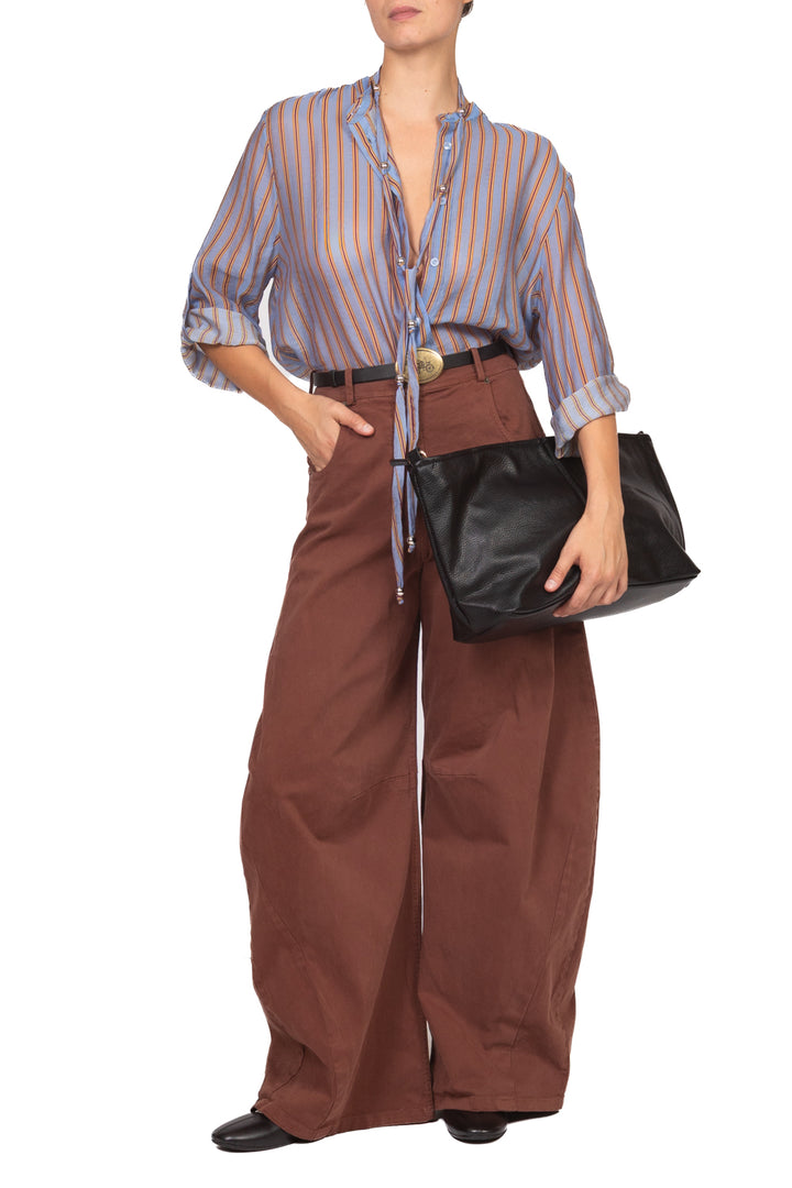 Have One - Camicia rigata  con collana Art. CVS-R069