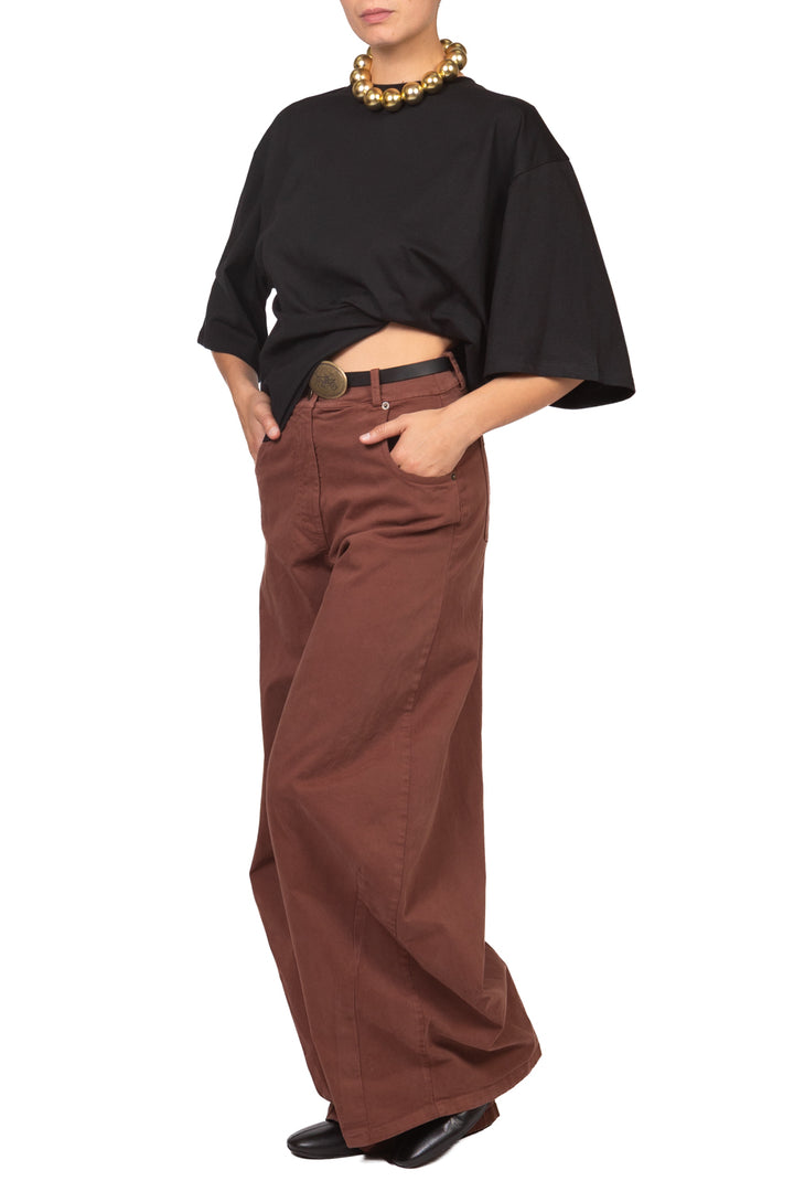 Tensione In - T-Shirt over arricciata Art. FW260067