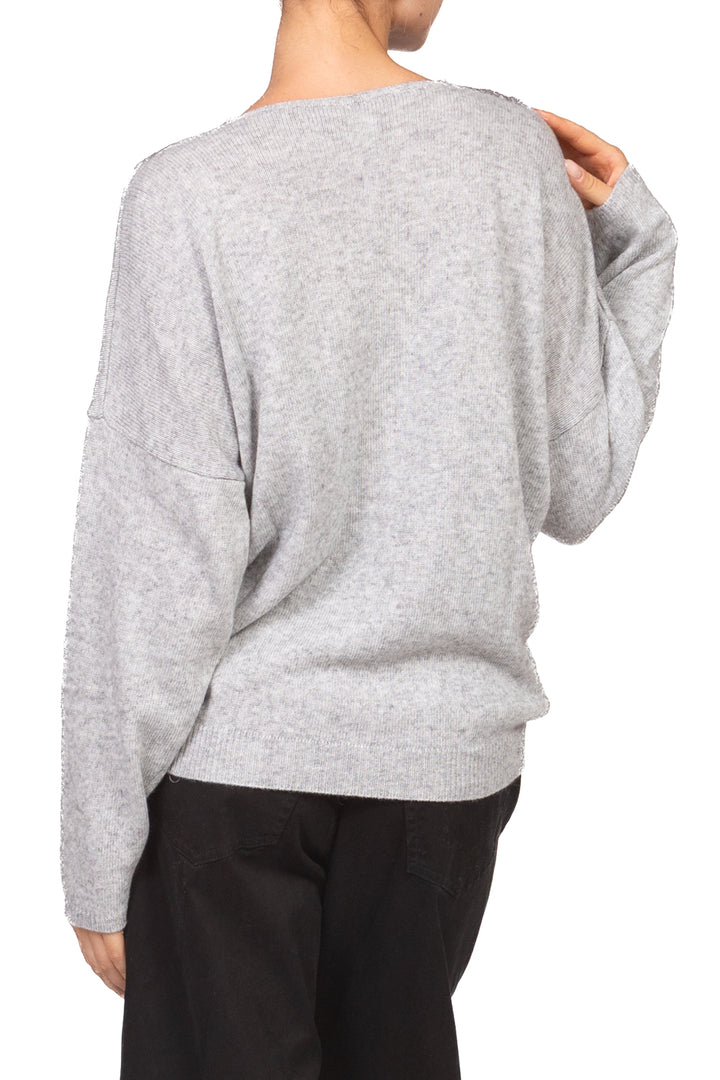 Vicolo - Maglia scollo v in pizzo Art. 7AC7123