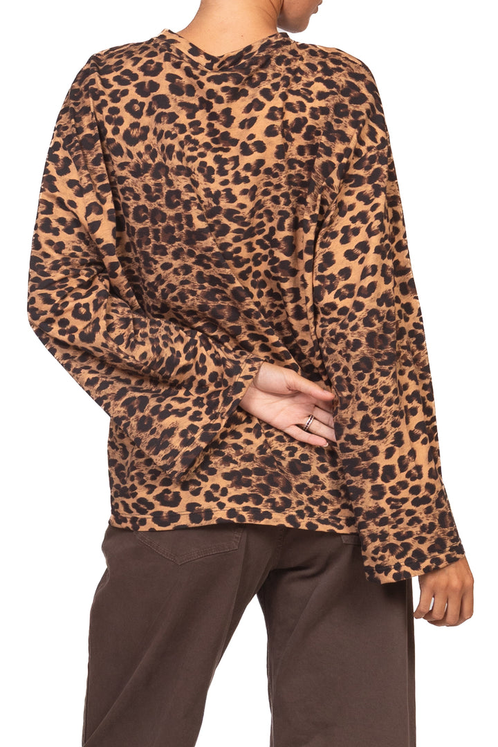 Tensione In - T-shirt manica kimono animalier Art. FW260042