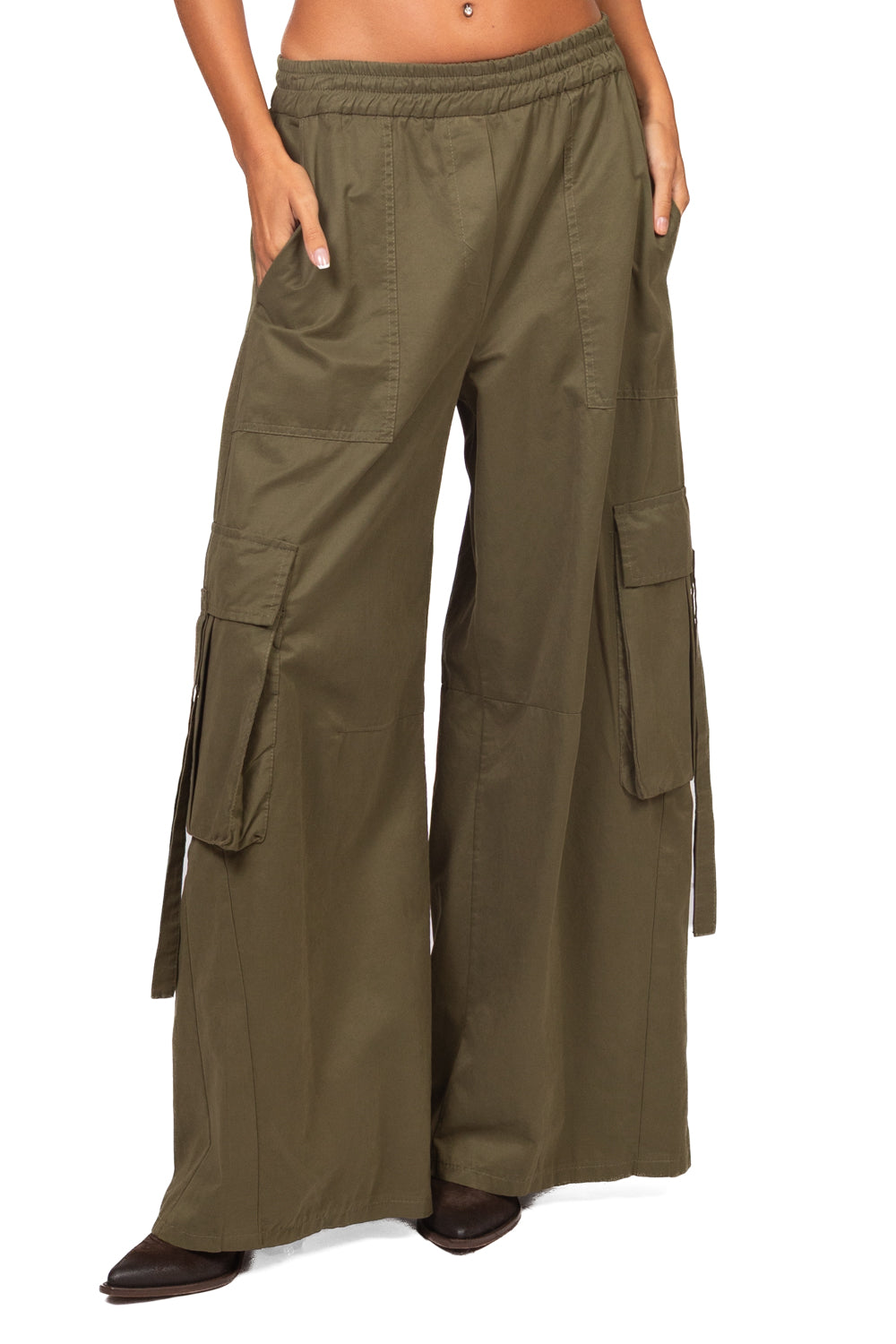 Tensione In - Pantalone cargo con elastico Art. KN505