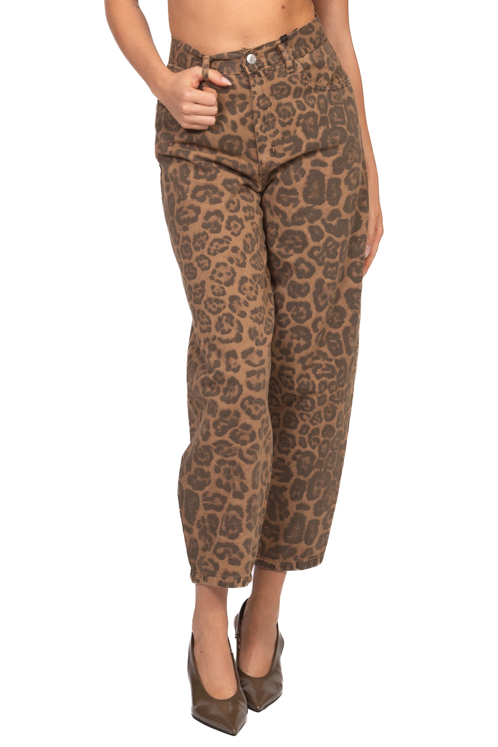 Have One - Jeans balloon animalier  Art. PSB-R190