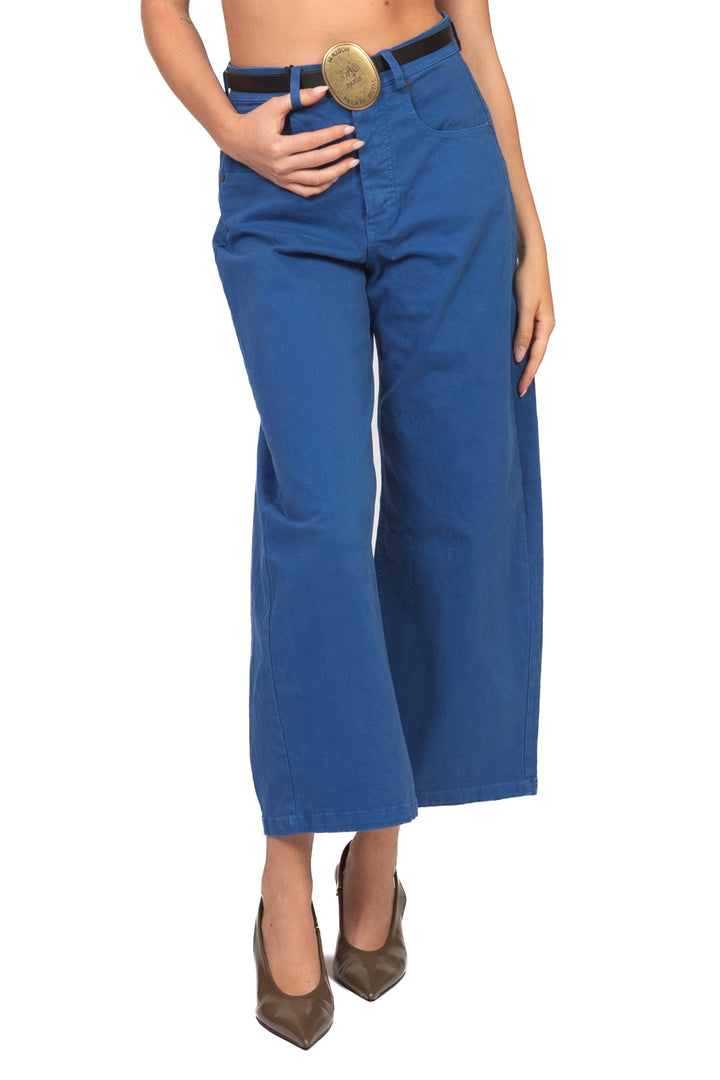 Tensione In - Pantalone barrel con cintura Art. W26P230