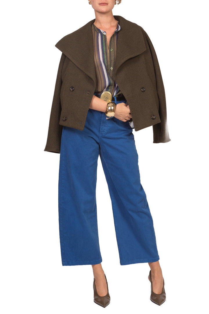 Tensione In - Pantalone barrel con cintura Art. W26P230
