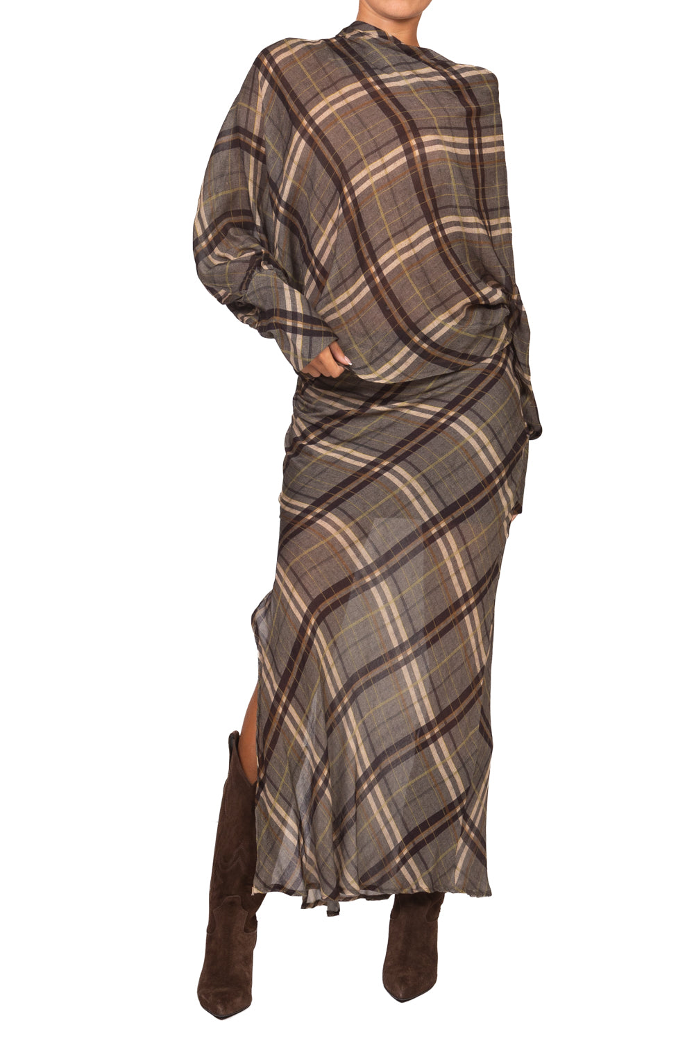 Have One - Blusa check semi trasparente  Art. RMA-R026