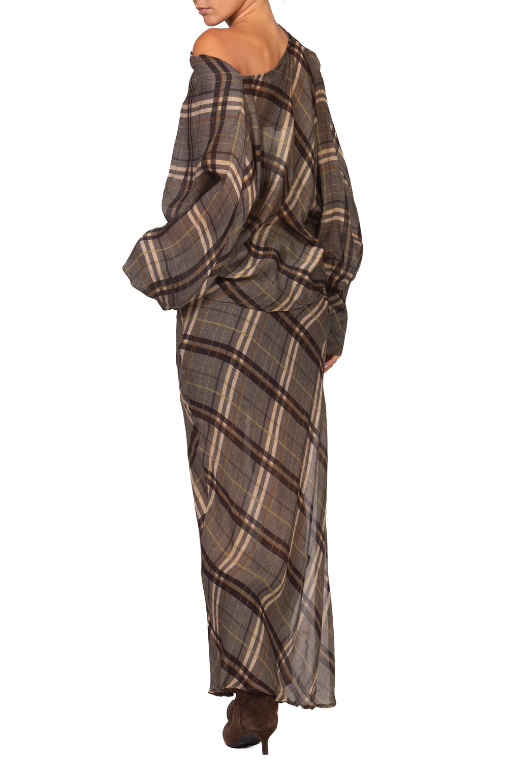 Have One - Blusa check semi trasparente  Art. RMA-R026