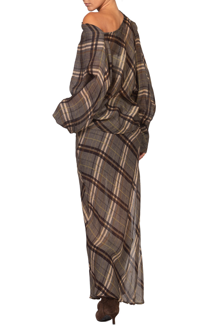 Have One - Blusa check semi trasparente  Art. RMA-R026