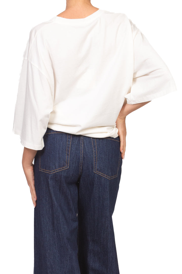 Tensione In - T-Shirt over arricciata Art. FW260067