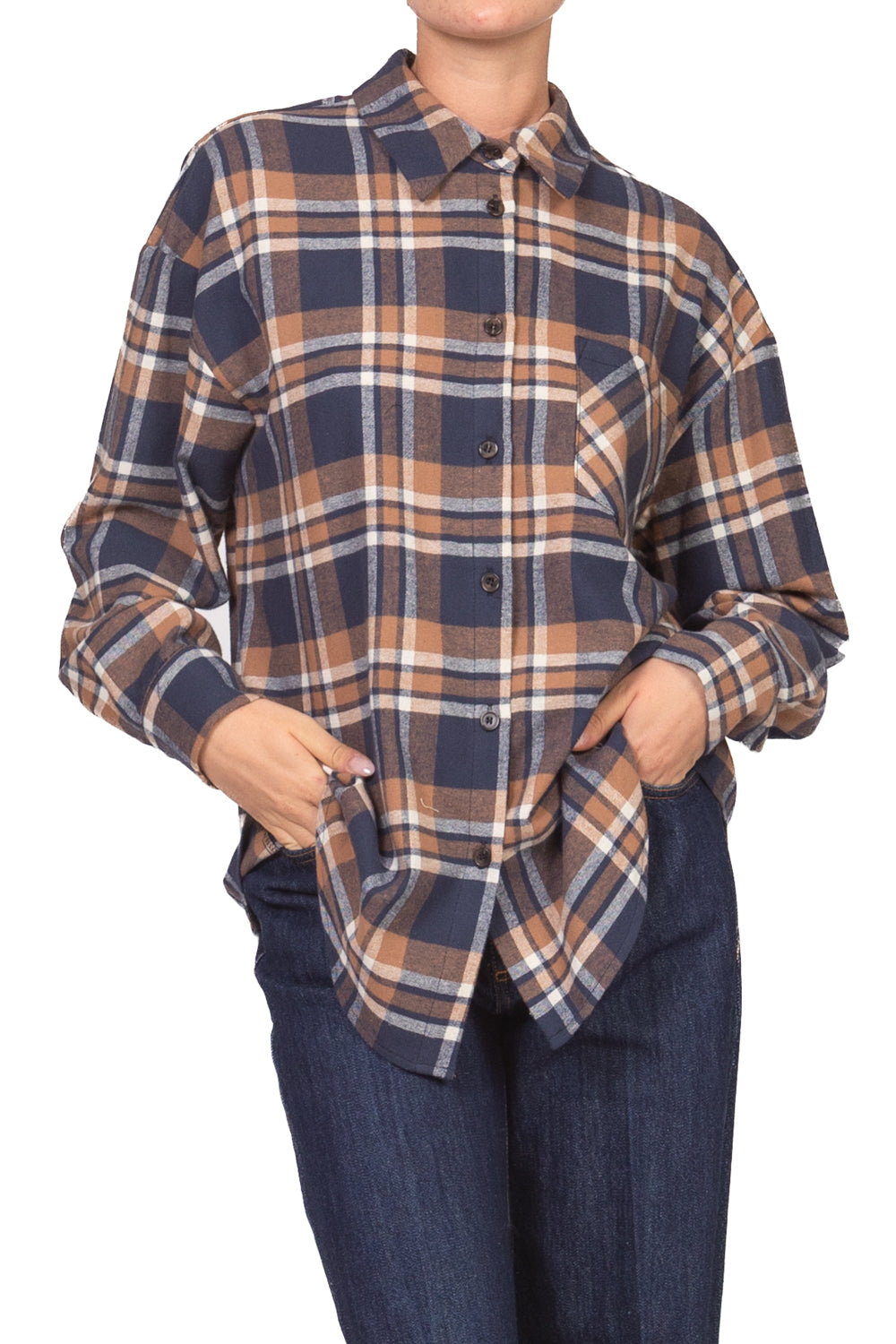 Tensione In - Camicia check con taschino Art. 27C6236