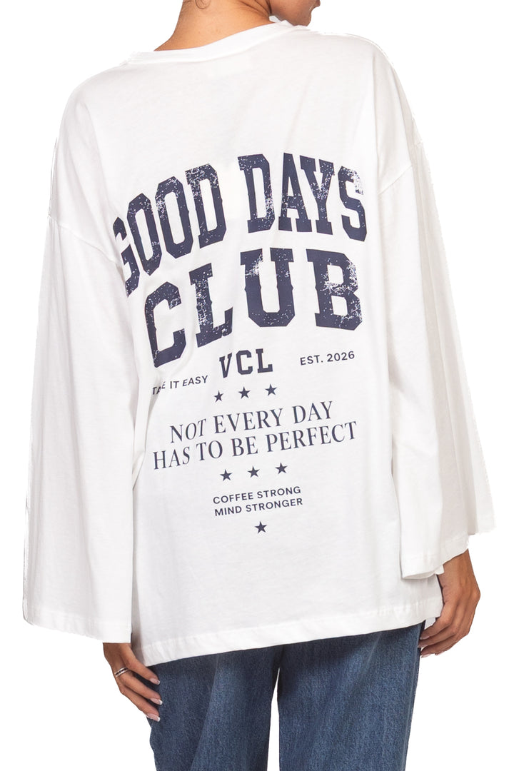 Vicolo - T-Shirt over dettaglio stella manica ampia Art. RAC0132