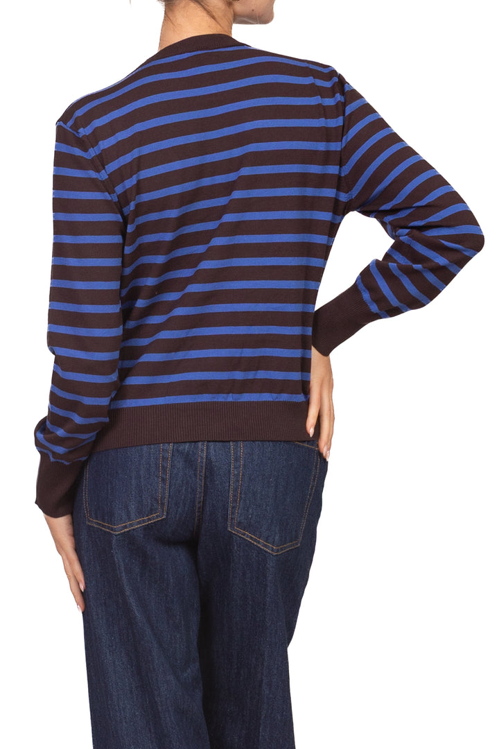 Tensione In - Maglia girocollo rigata Art. W6HMJ36A418