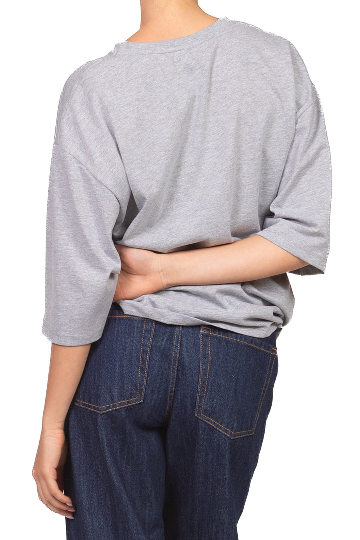 Tensione In - T-Shirt over arricciata Art. FW260067