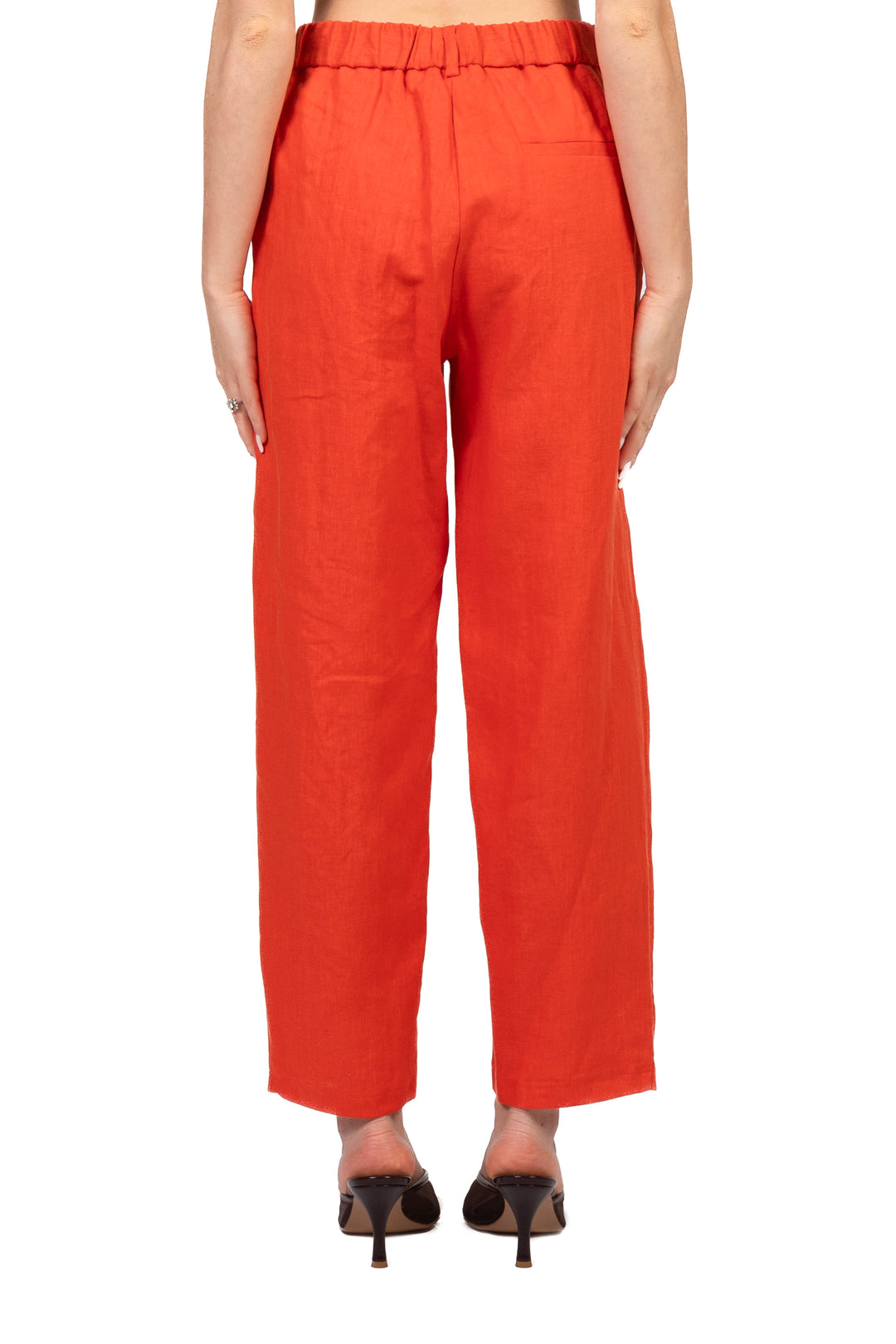 Vicolo - Pantalone carrot in lino Art. TAB2634
