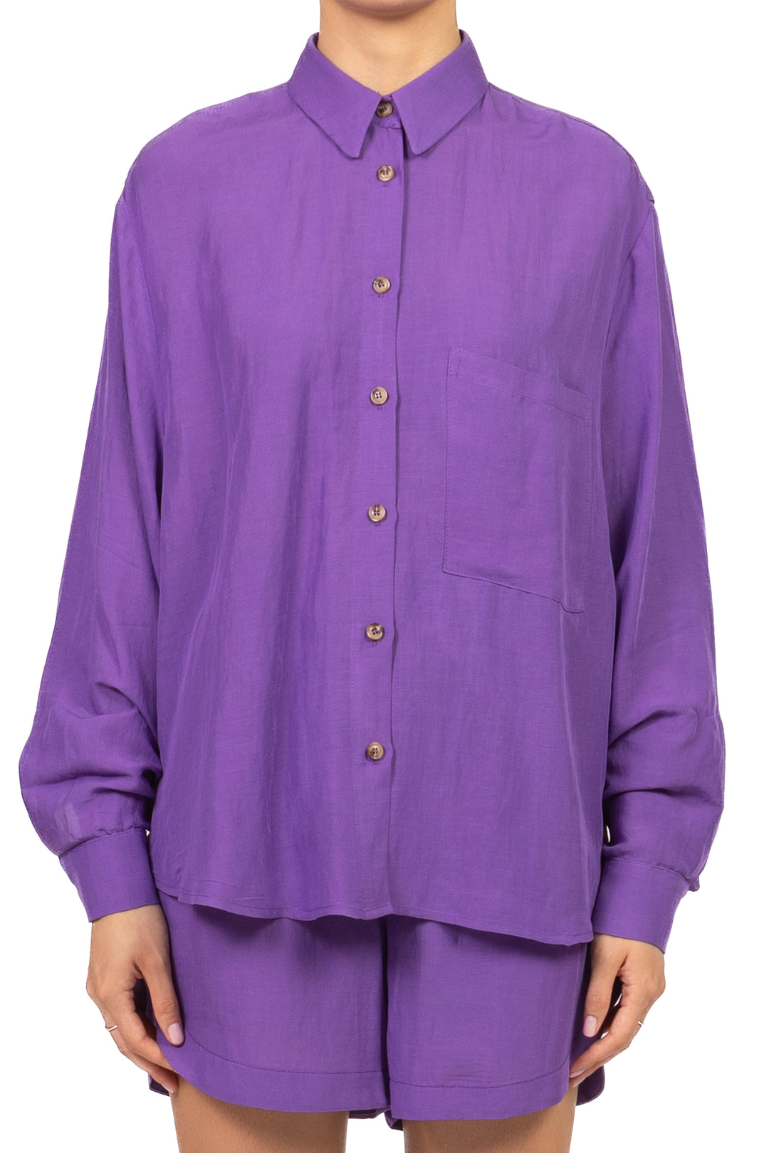 Tensione In - Completo camicia e shorts misto lino Art. 26C5369