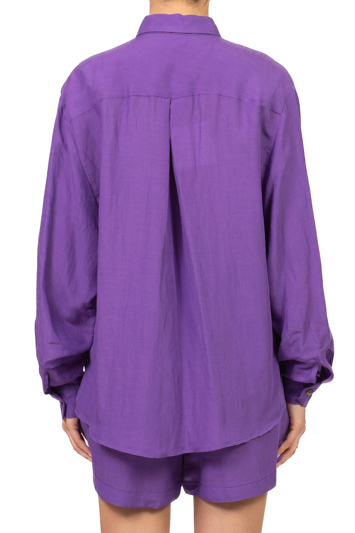 Tensione In - Completo camicia e shorts misto lino Art. 26C5369