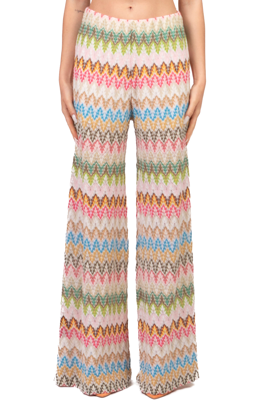 Tensione In - Pantalone palazzo  fantasia  Art. S26PG15