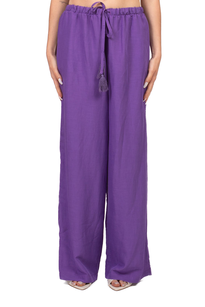 Tensione In - Completo top e pantalone misto lino Art. 26C5366