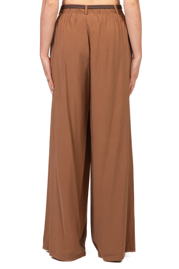 Have One - Pantalone palazzo in cupro Art. PIA-Q634