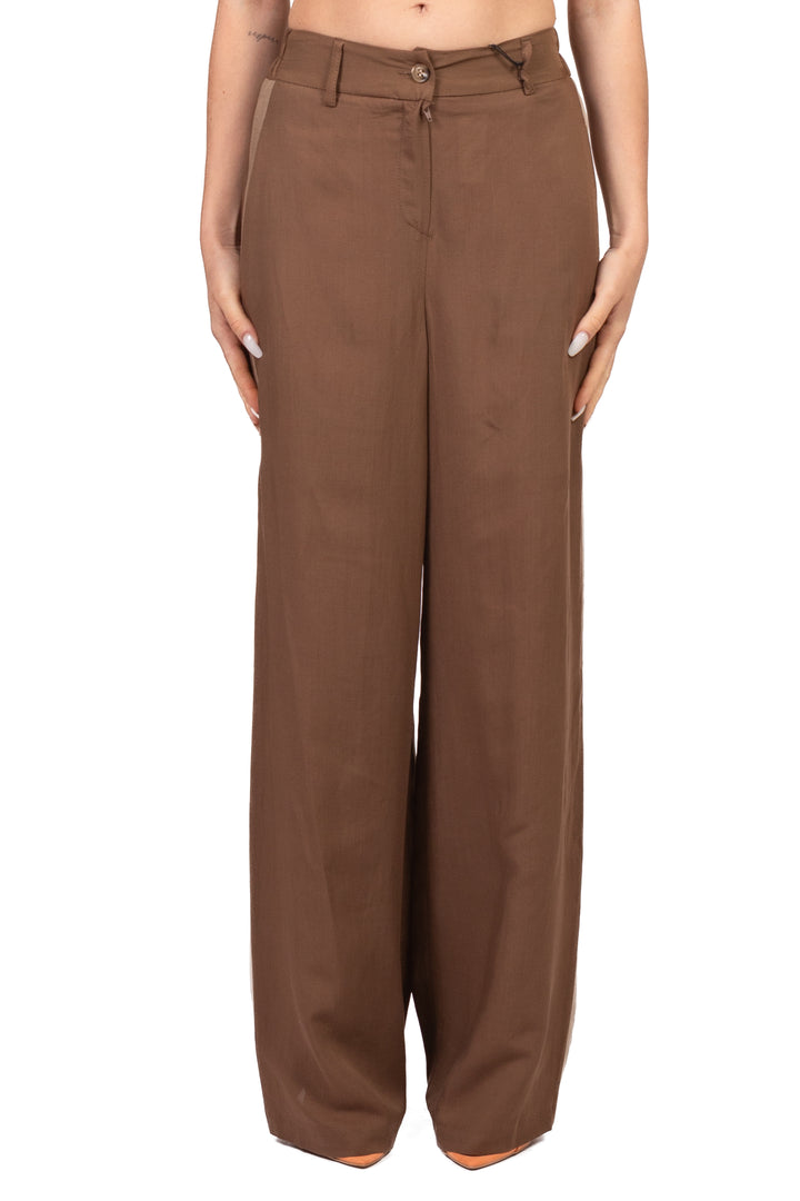 Tensione In - Completo top e pantalone misto lino Art. 26C5372