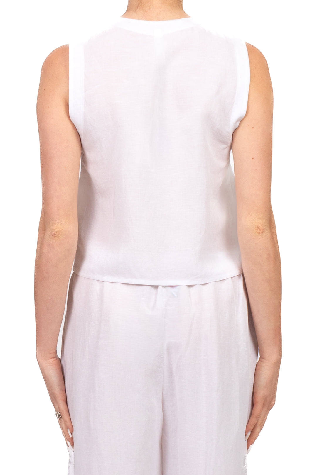 Tensione In - Completo top e pantalone misto lino Art. 26C5366