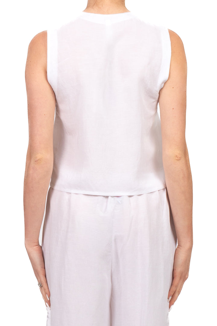 Tensione In - Completo top e pantalone misto lino Art. 26C5366