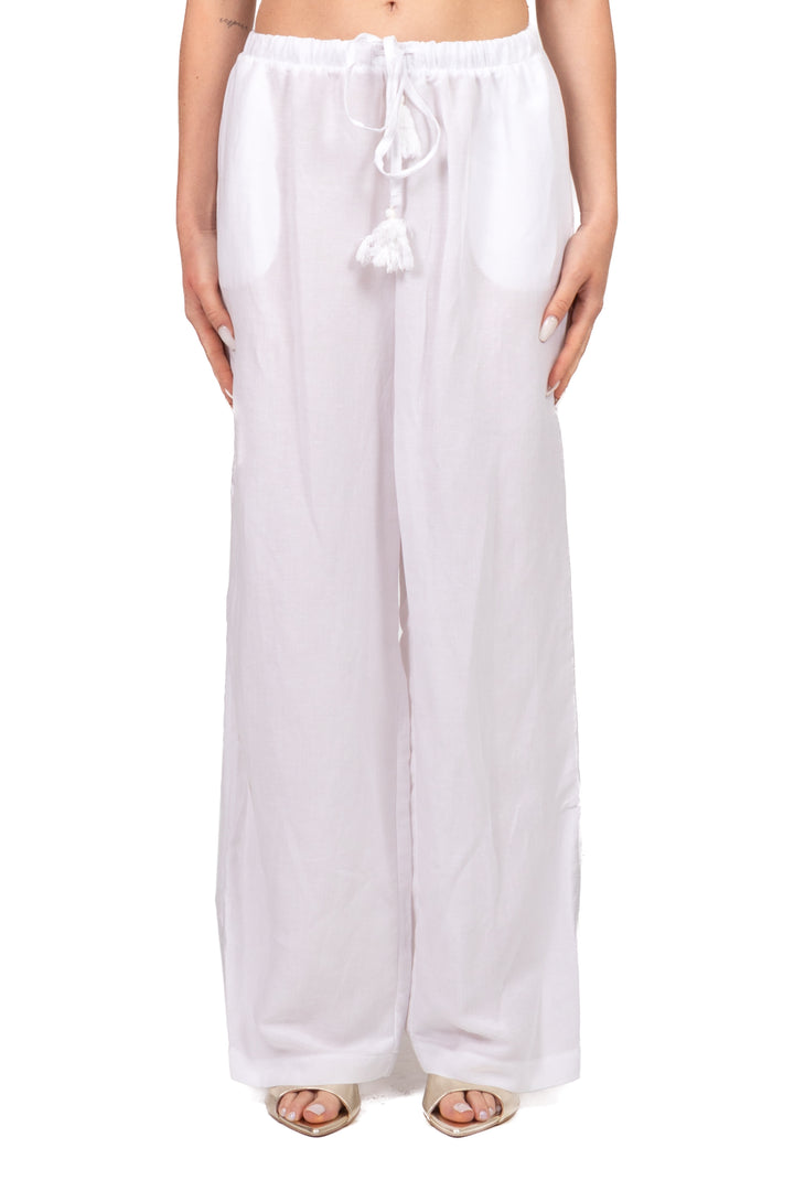 Tensione In - Completo top e pantalone misto lino Art. 26C5366