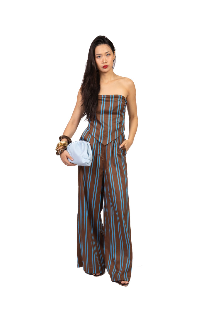 Vicolo - Pantalone rigato con coulisse Art. TAB2831