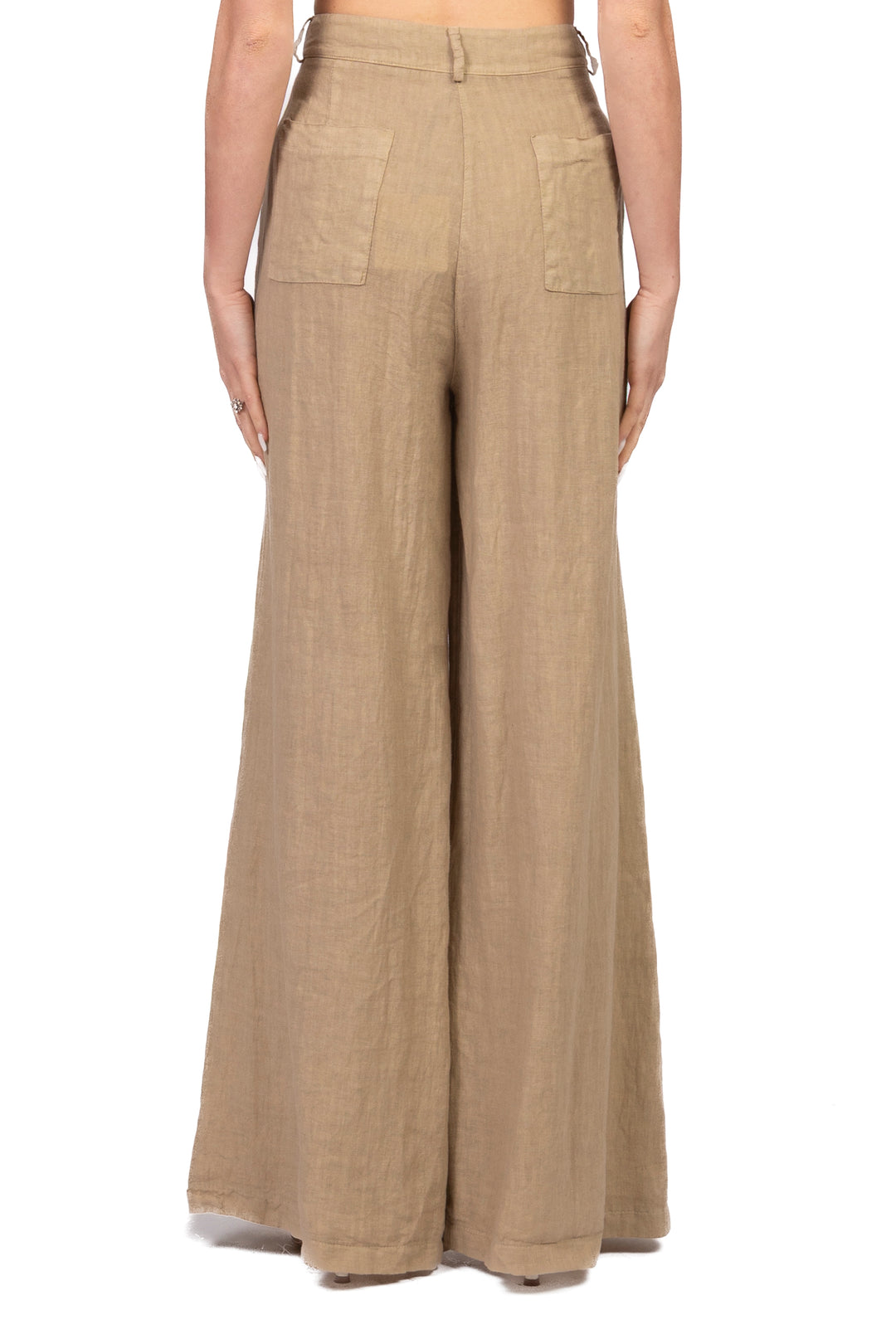Vicolo - Pantalone palazzo in lino Art. TAB2623