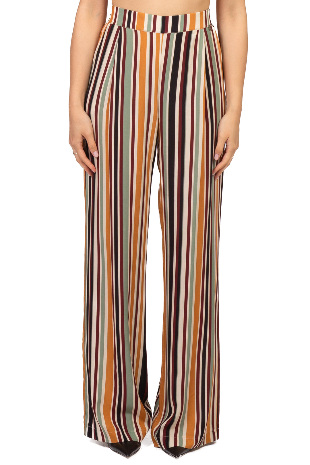 Dixie - Pantalone palazzo rigato Art. PDPI1ZC