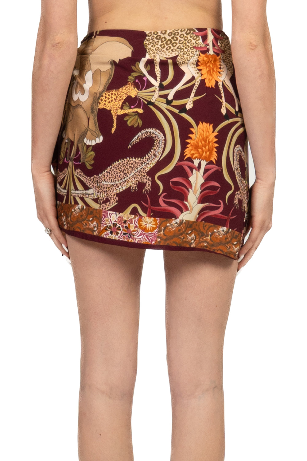 Tensione In - Gonna pareo corta fantasia jungle  Art. PE260318