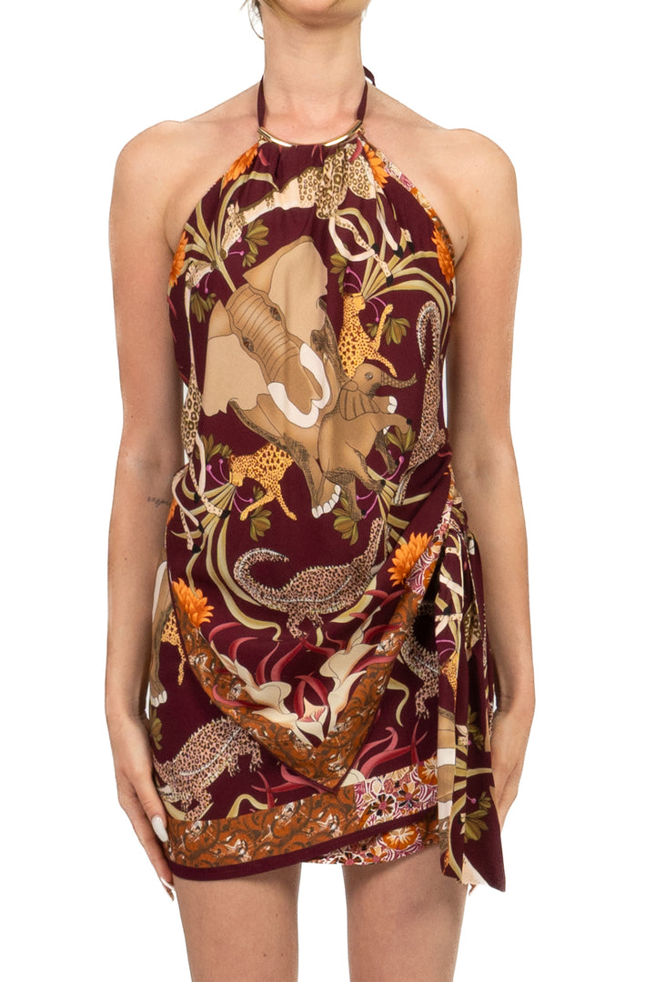 Tensione In - Top fazzoletto fantasia jungle Art. PE260319