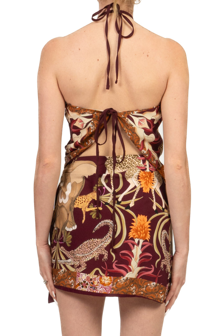 Tensione In - Top fazzoletto fantasia jungle Art. PE260319