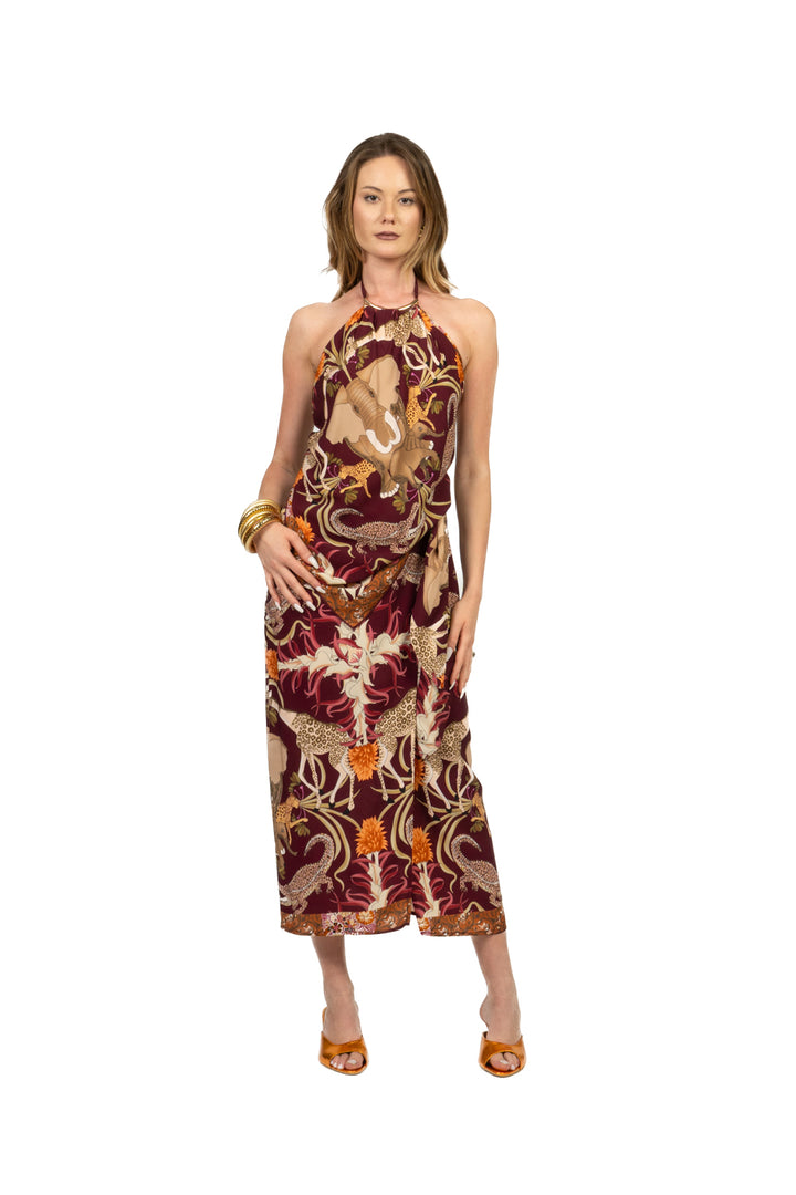 Tensione In - Gonna pareo fantasia jungle  Art. PE260317