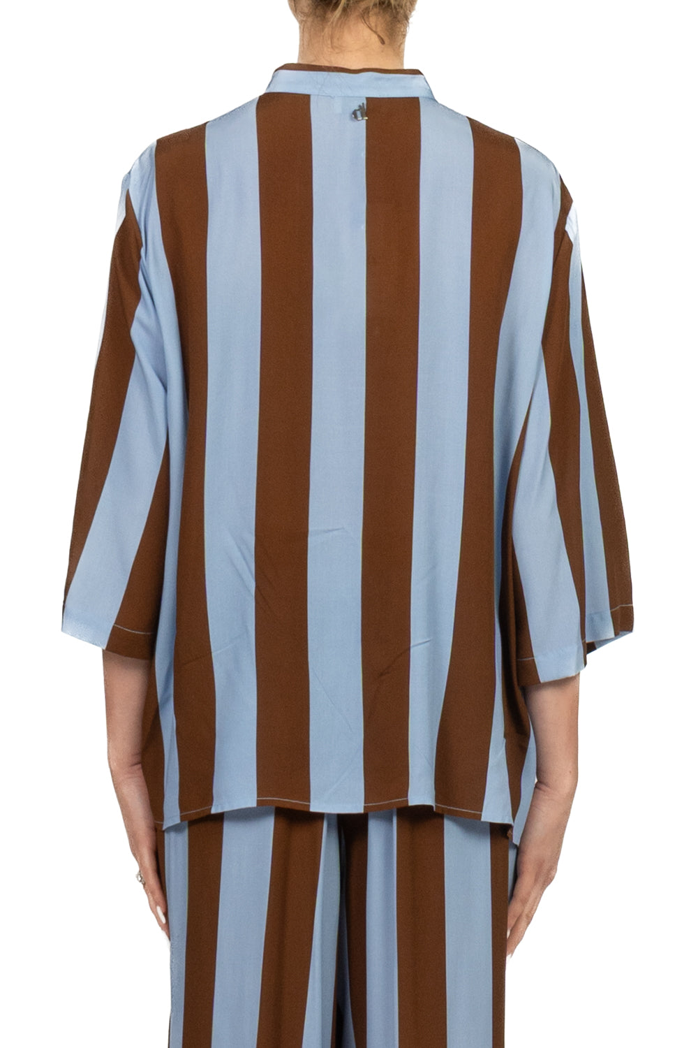 Dixie - Camicia rigata manica 3/4 Art. CFRN1ZA