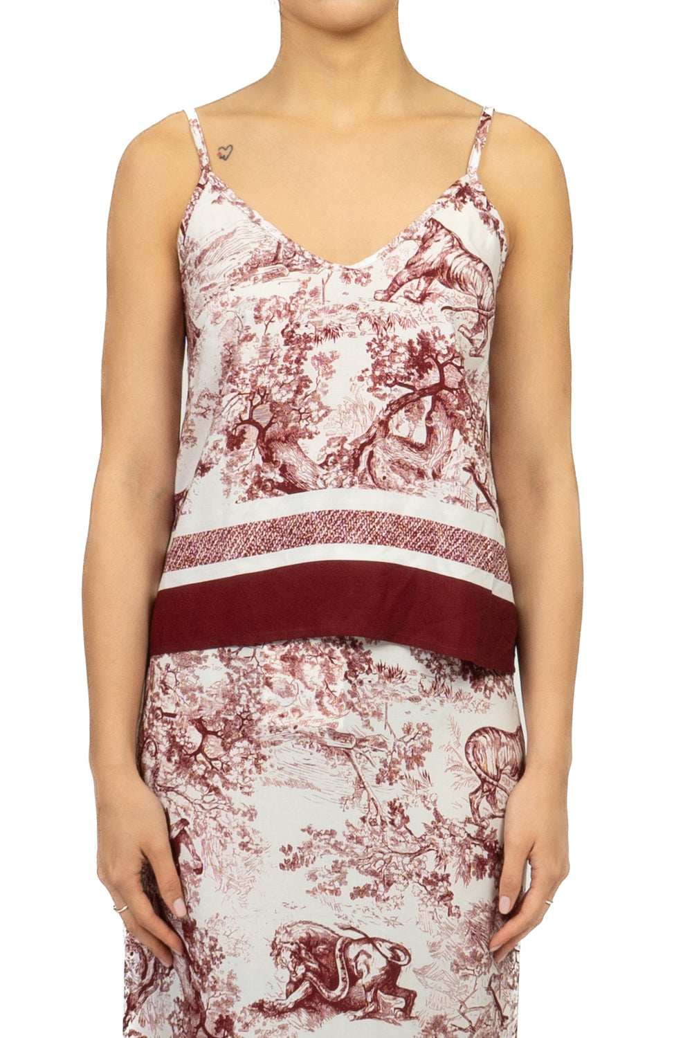 Tensione In - Top toile de jouy Art. PE260293