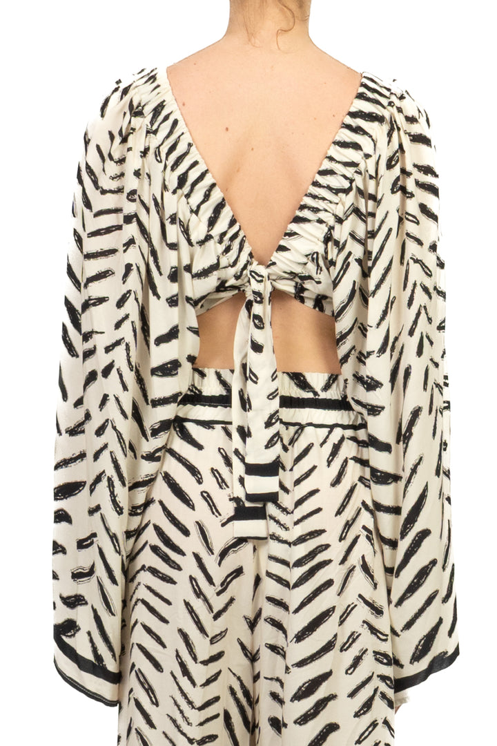 Vicolo - Blusa fantasia scollo v Art. TAB2850