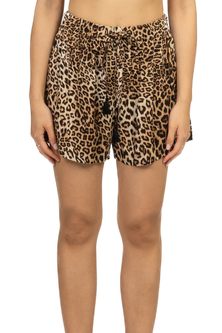 Tensione In - Shorts animalier con coulisse  Art. D1870