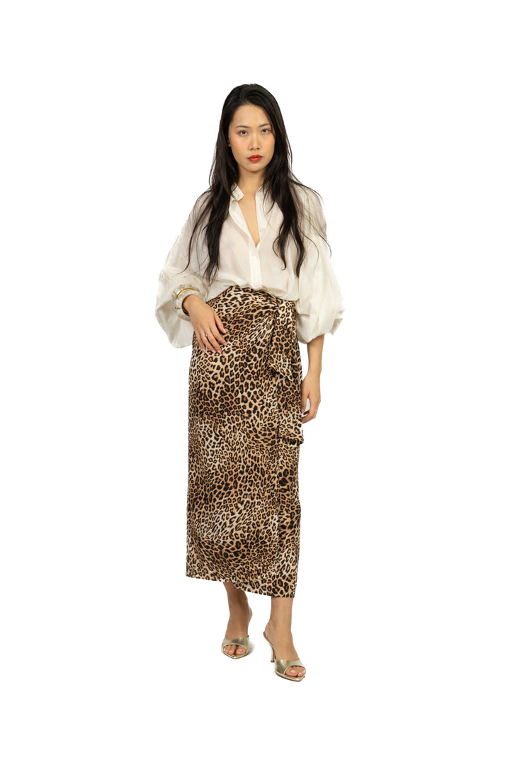 Tensione In - Camicia in mussola manica palloncino Art. PE260303