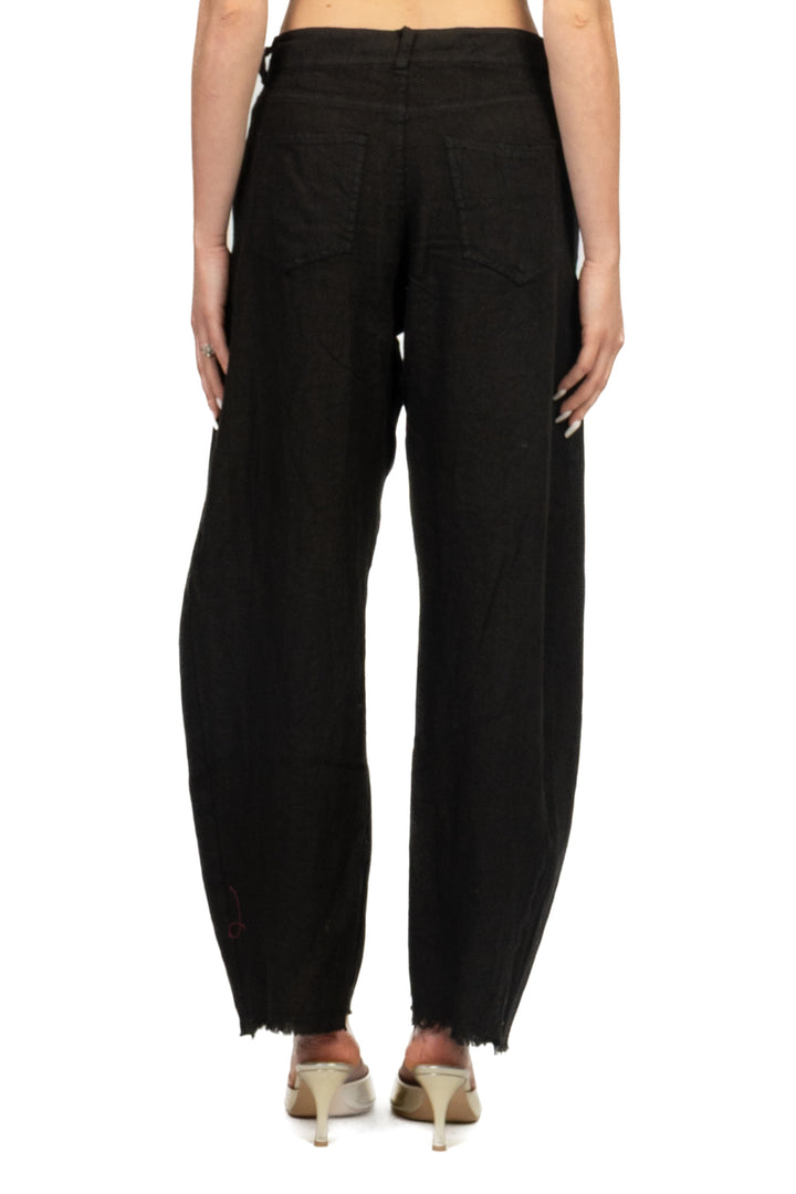 Tensione In - Pantalone barrel in lino Art. S26PJ93
