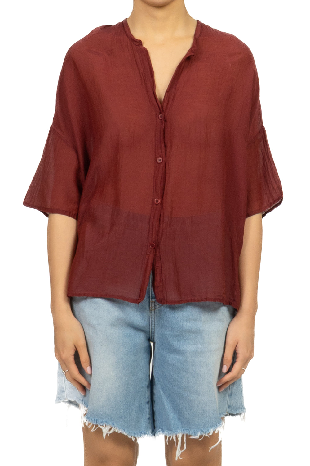 Vicolo - Camicia in mussola mezza manica Art. TAB0670