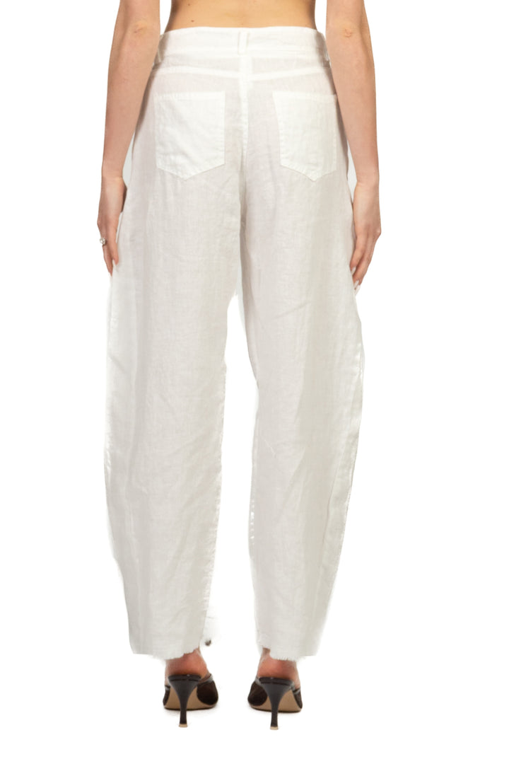 Tensione In - Pantalone barrel in lino Art. S26PJ93
