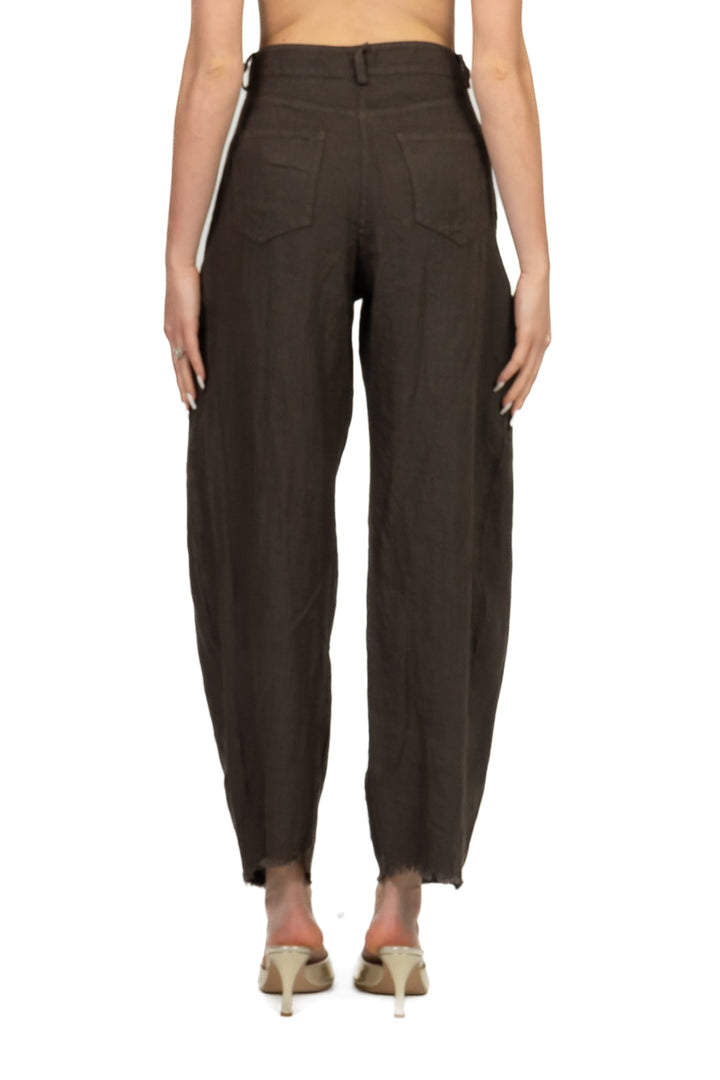 Tensione In - Pantalone barrel in lino Art. S26PJ93