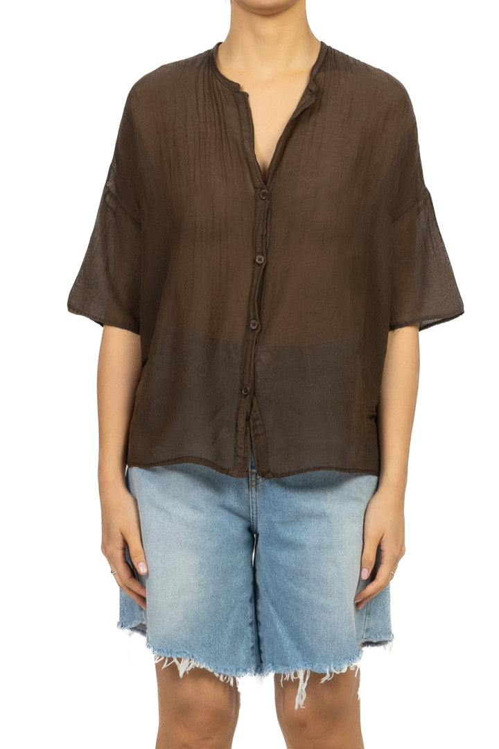 Vicolo - Camicia in mussola mezza manica Art. TAB0670