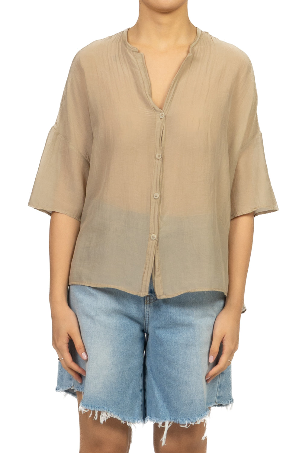 Vicolo - Camicia in mussola mezza manica Art. TAB0670