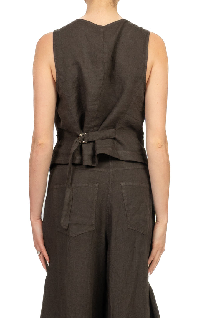 Tensione In - Gilet in lino  Art. S26JJ00