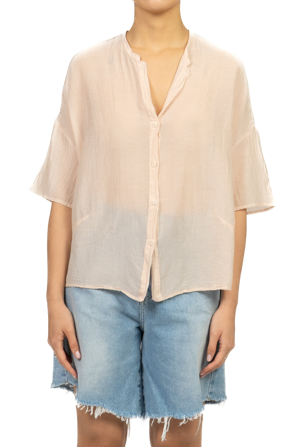 Vicolo - Camicia in mussola mezza manica Art. TAB0670