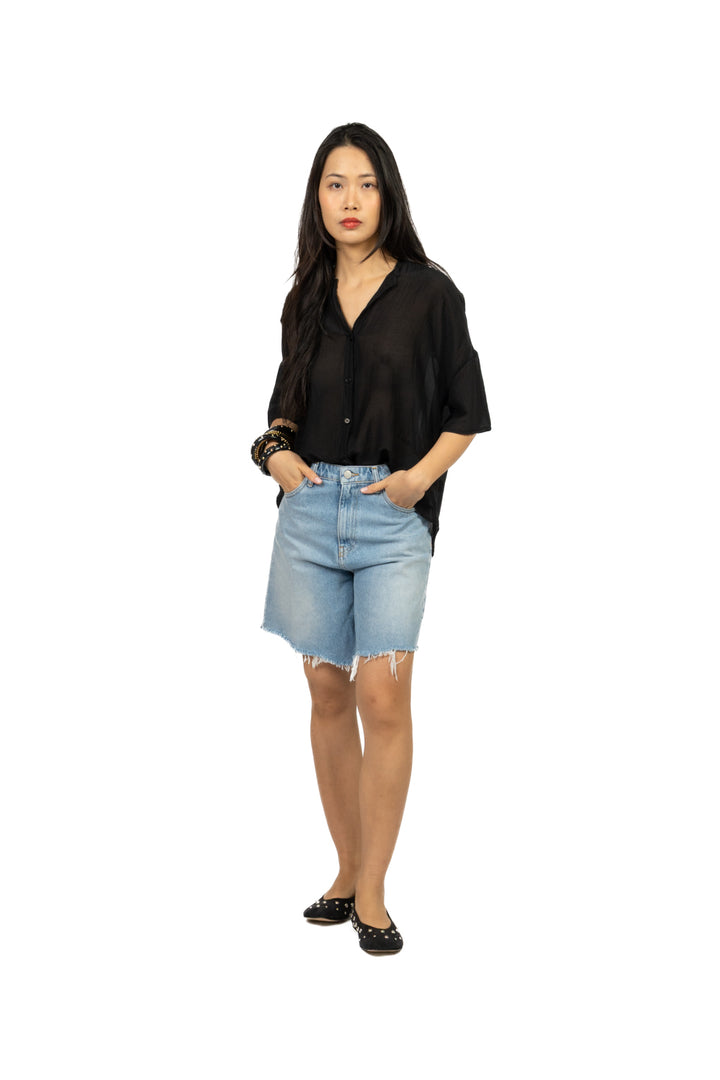 Vicolo - Camicia in mussola mezza manica Art. TAB0670