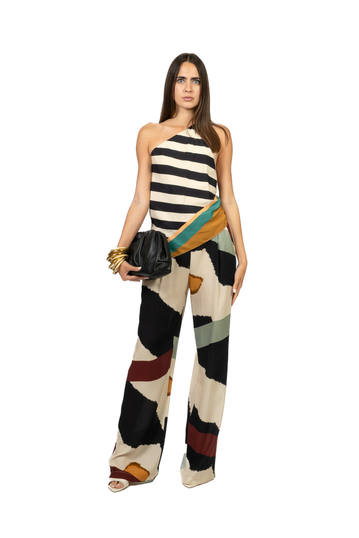 Dixie - Pantalone palazzo fantasia Art. PDPI1ZD