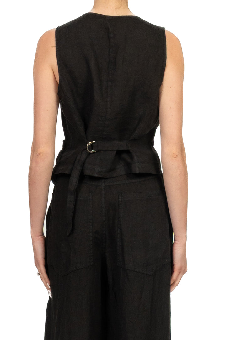 Tensione In - Gilet in lino  Art. S26JJ00