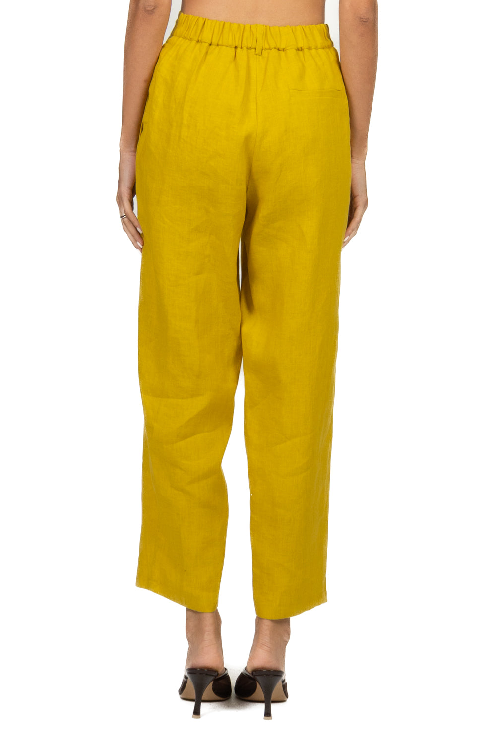 Vicolo - Pantalone carrot in lino Art. TAB2634